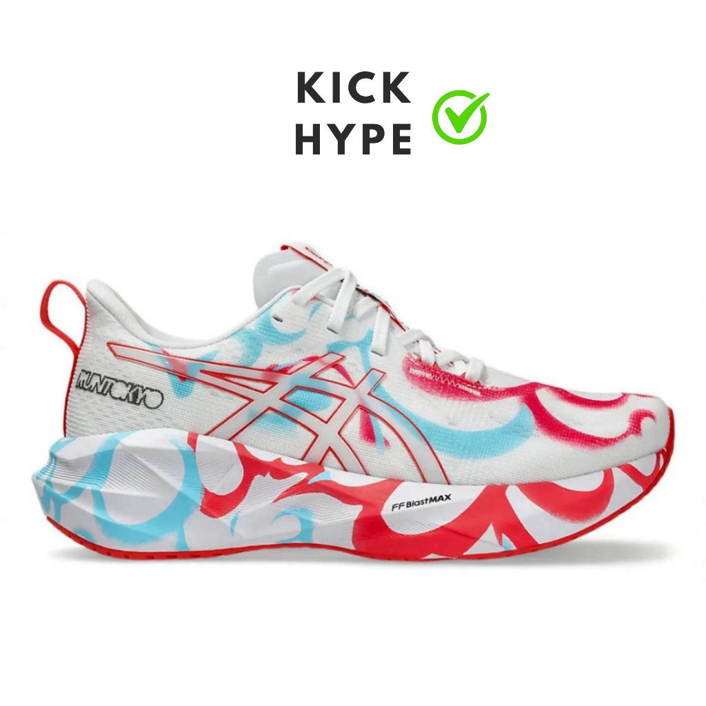 Asics Novablast 5 Tokyo White Aquarium