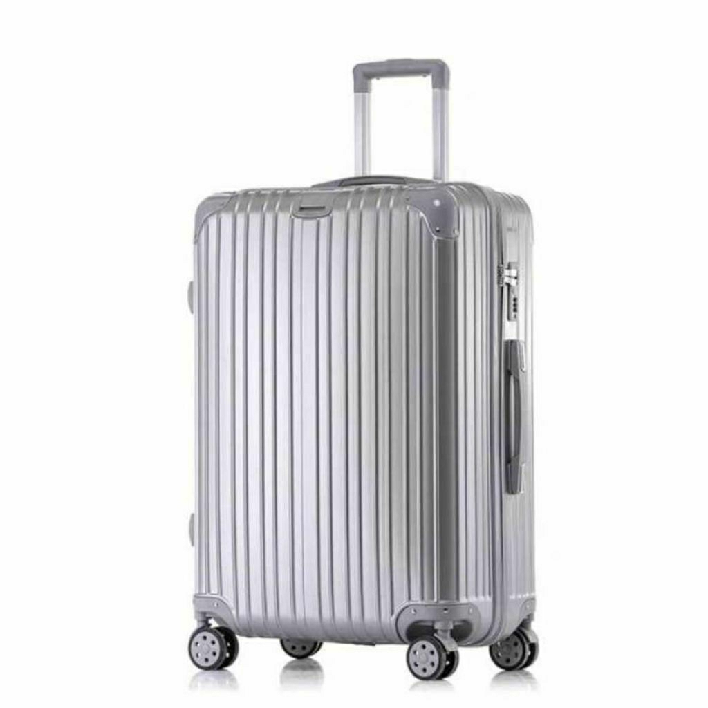 Koper 22Inch Silver Polo Koper Cabin 22inch Tas Traveling Premium Koper