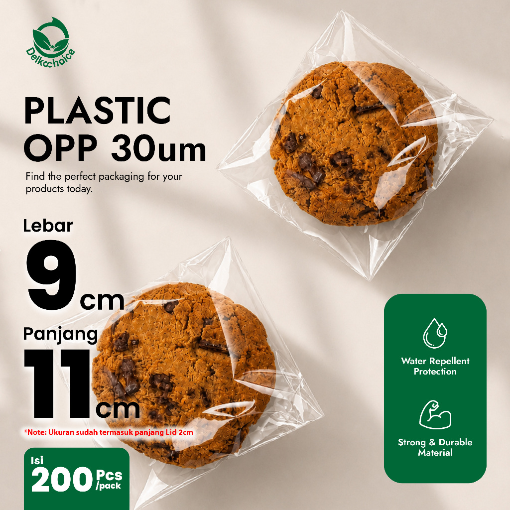 Plastik OPP Cookies Donat Kue Kering Roti Manis / Kantong Plastik OPP
