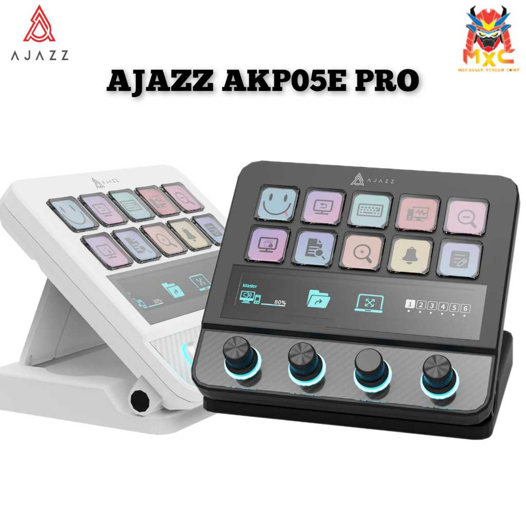 Ajazz AKP05E PRO  Stream Deck all in one macropad + knob & button kontroler