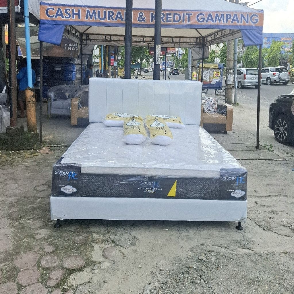 spring bed comforta superfit - platinum plus empuk garansi tebal kasur