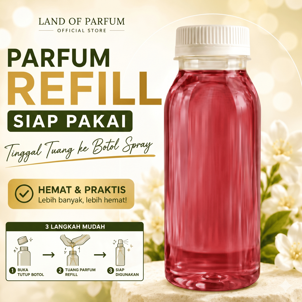 Parfum Refill Aroma ZAFARON 100ml - Praktis Siap Pakai