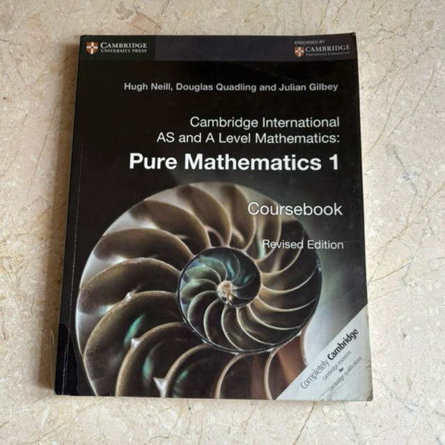 Pure Mathematics 1 Coursebook Cambridge International AS & A Level Mathematics