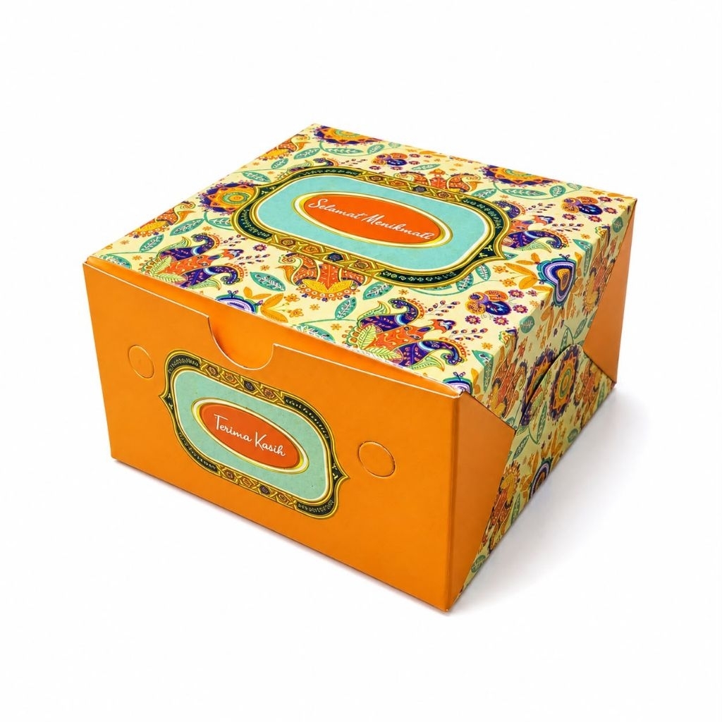 DUS SNACK MOTIF BATIK OREN 02 100PCS