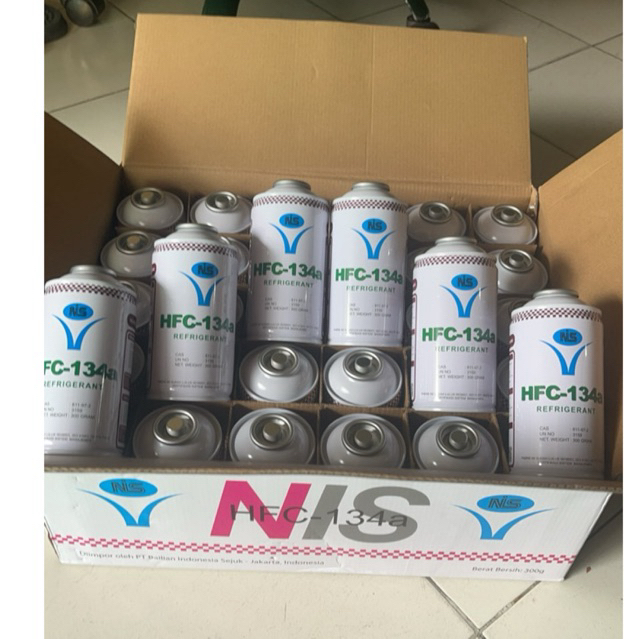 1 Dus Freon NIS  R134A isi bersih 300g