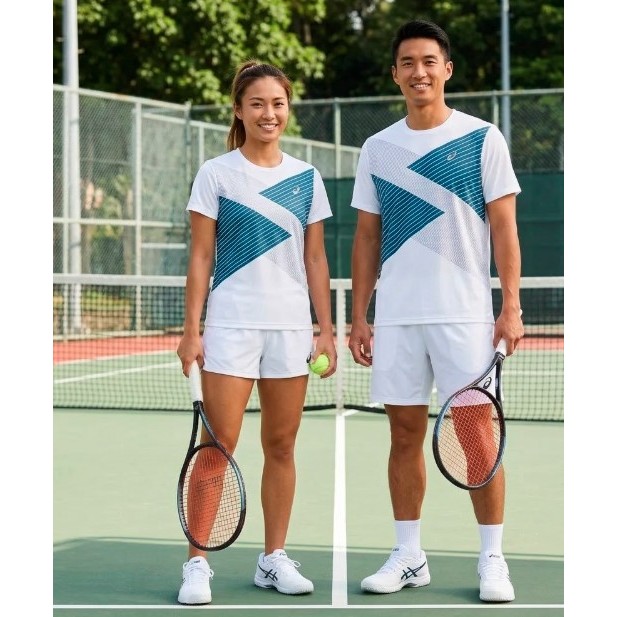 BAJU ATASAN JERSEY PADEL JERSEY TENNIS JERSEY RUNNING JERSEY PICKLE JERSEY BADMINTON Design Asics To