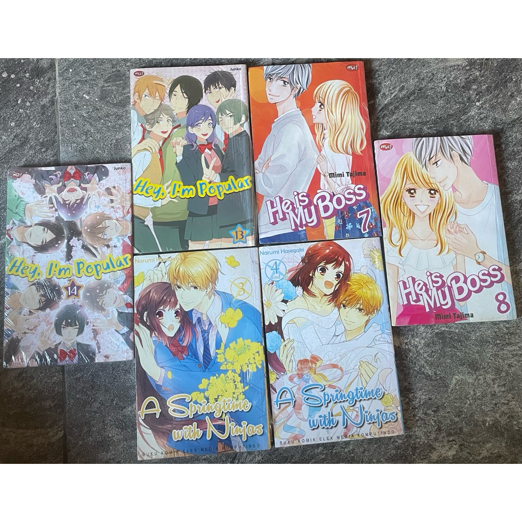 paket komik A Springtime with ninjas A1/ Original