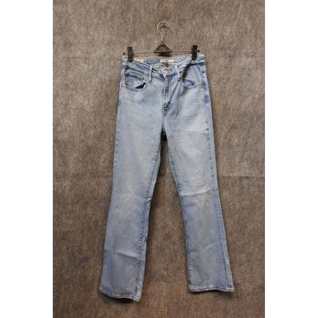 Celana Jeans Levi’s 725 DEFECT high rise bootcut Original Vintage second preloved size 27