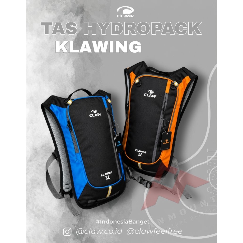 Tas Sepeda Claw / Series Klawing 3L / Tas Hydropack / ANMOUNT