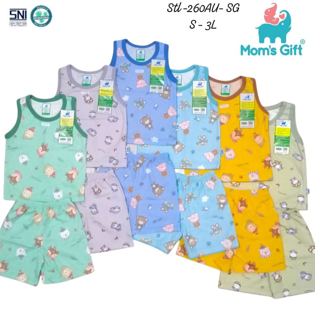 [ 3 setel ]  setelan momgift kutung (0 - 4 tahun) setelan kensi anak laki - laki unisex