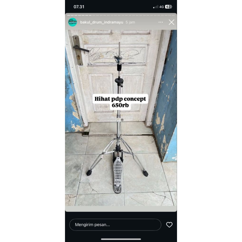 stand hihat drum pdp
