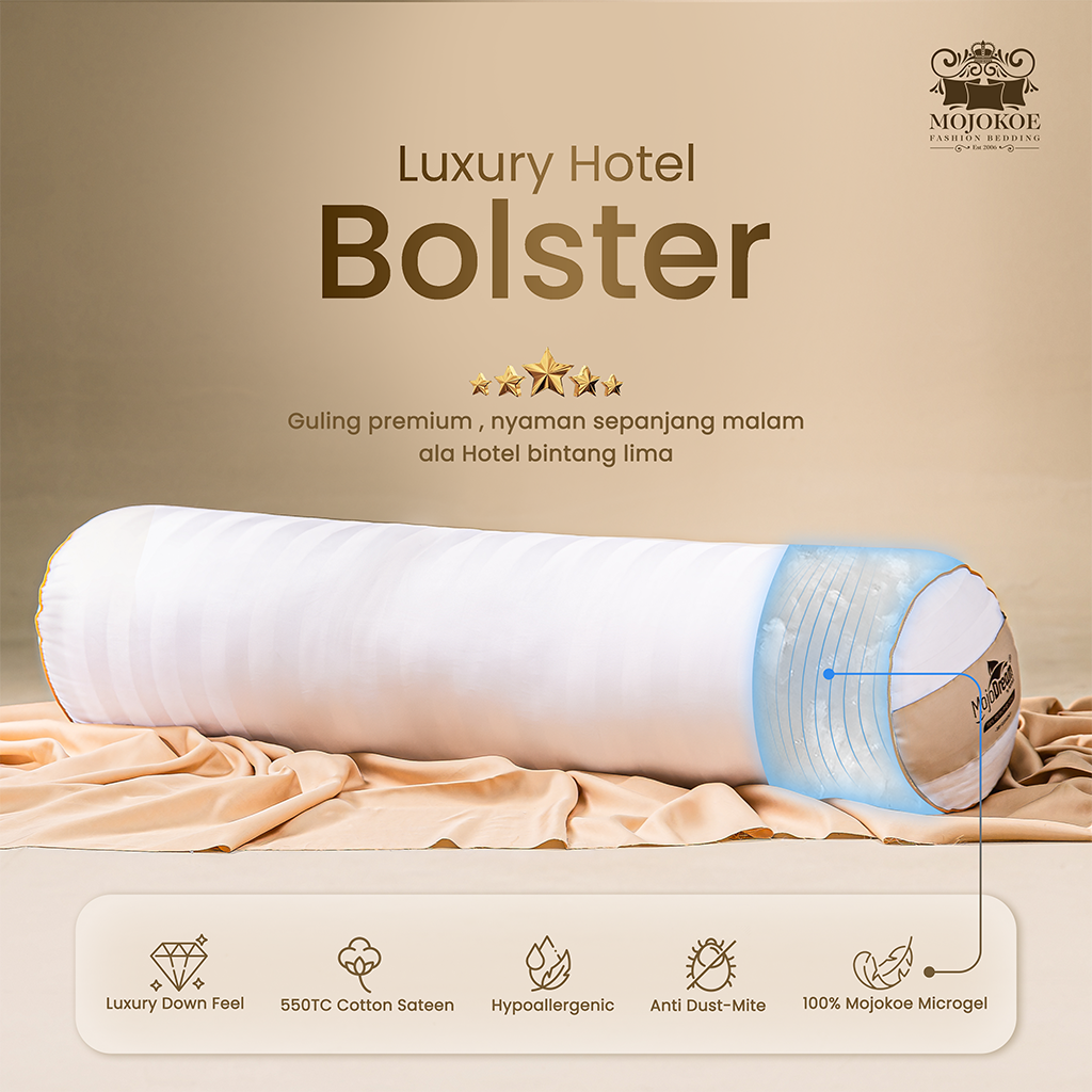 MOJOKOE Luxury Hotel Bolster Guling 100% Microgel