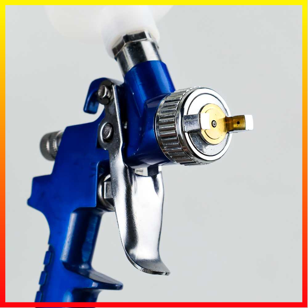 Pistol Cat Semprot Minyak Pelapis Mobil Furniture Perabot Professional Spray Gun Nozzle HVLP Airbrush Cup 100 ml Cat Mobil Motor Taffware - 4SHZ01BL