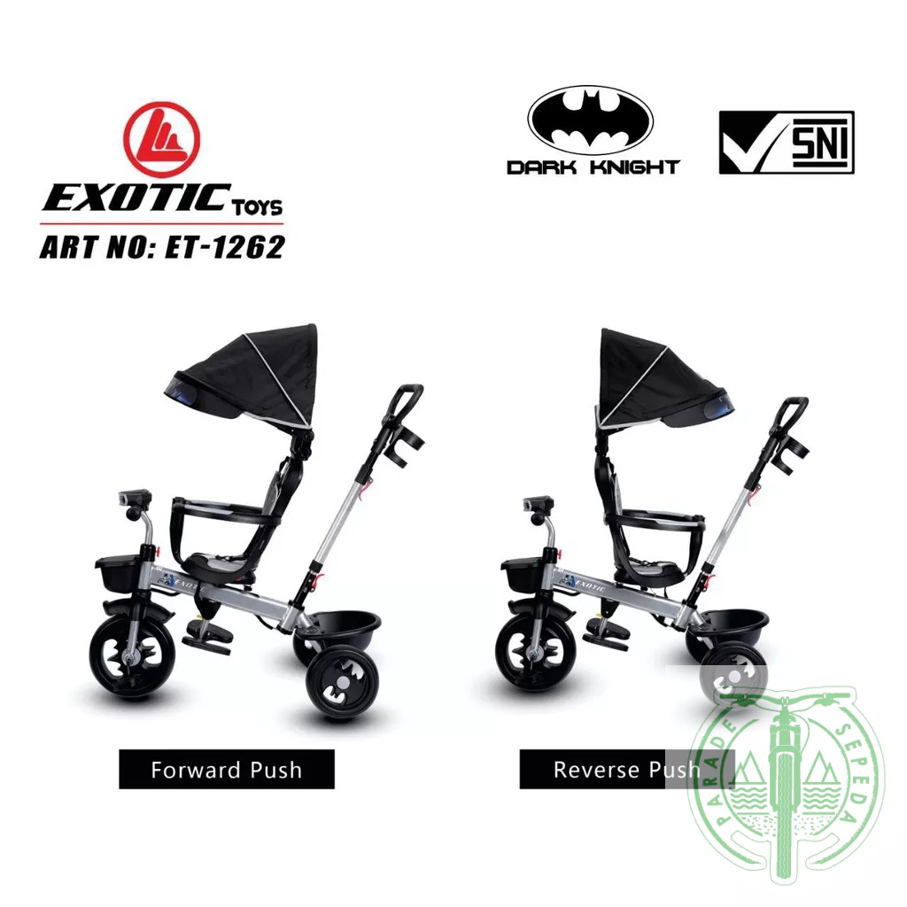 Sepeda anak roda 3 tricycle Exotic 1262