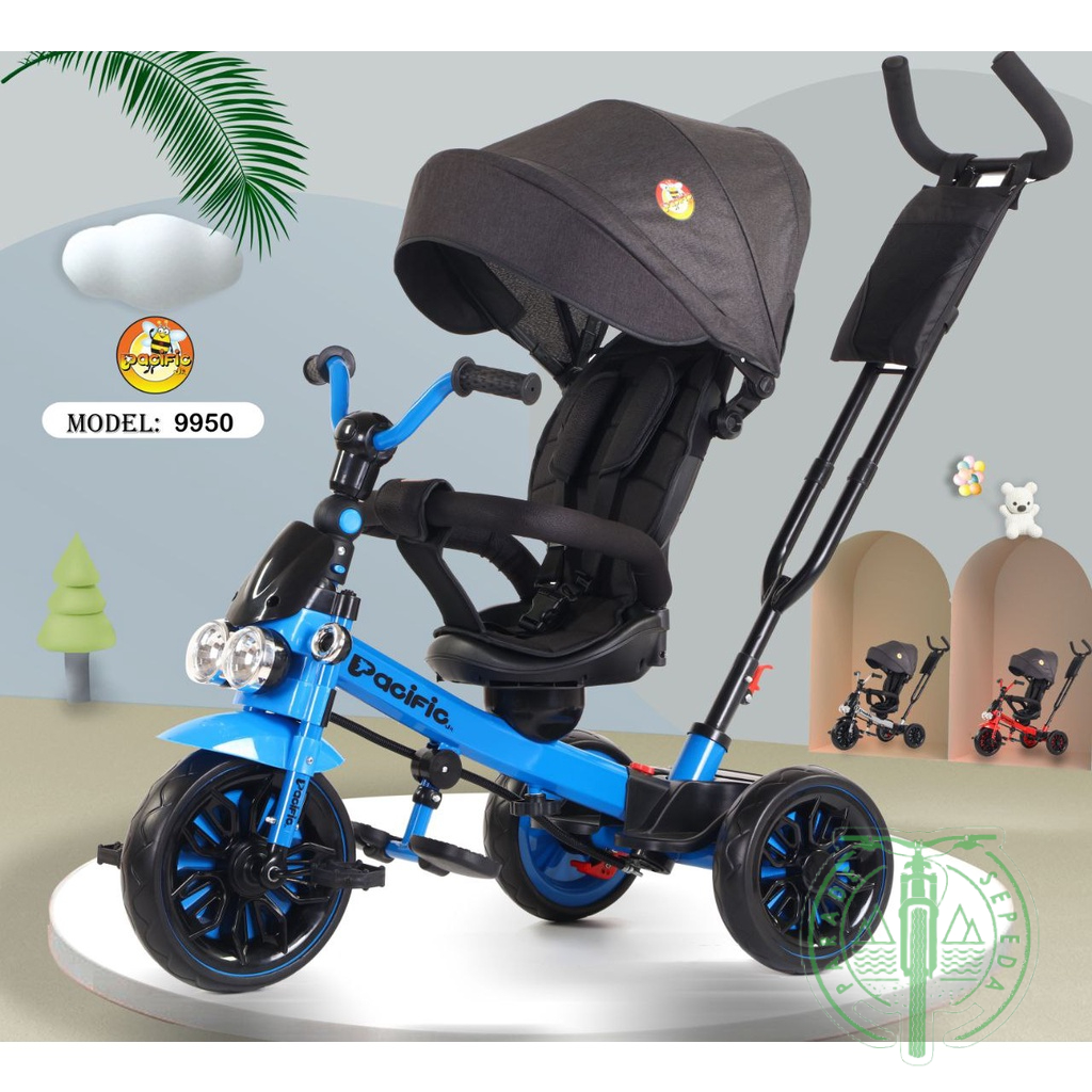 Sepeda Anak Roda 3 Tricycle Pacific 9950