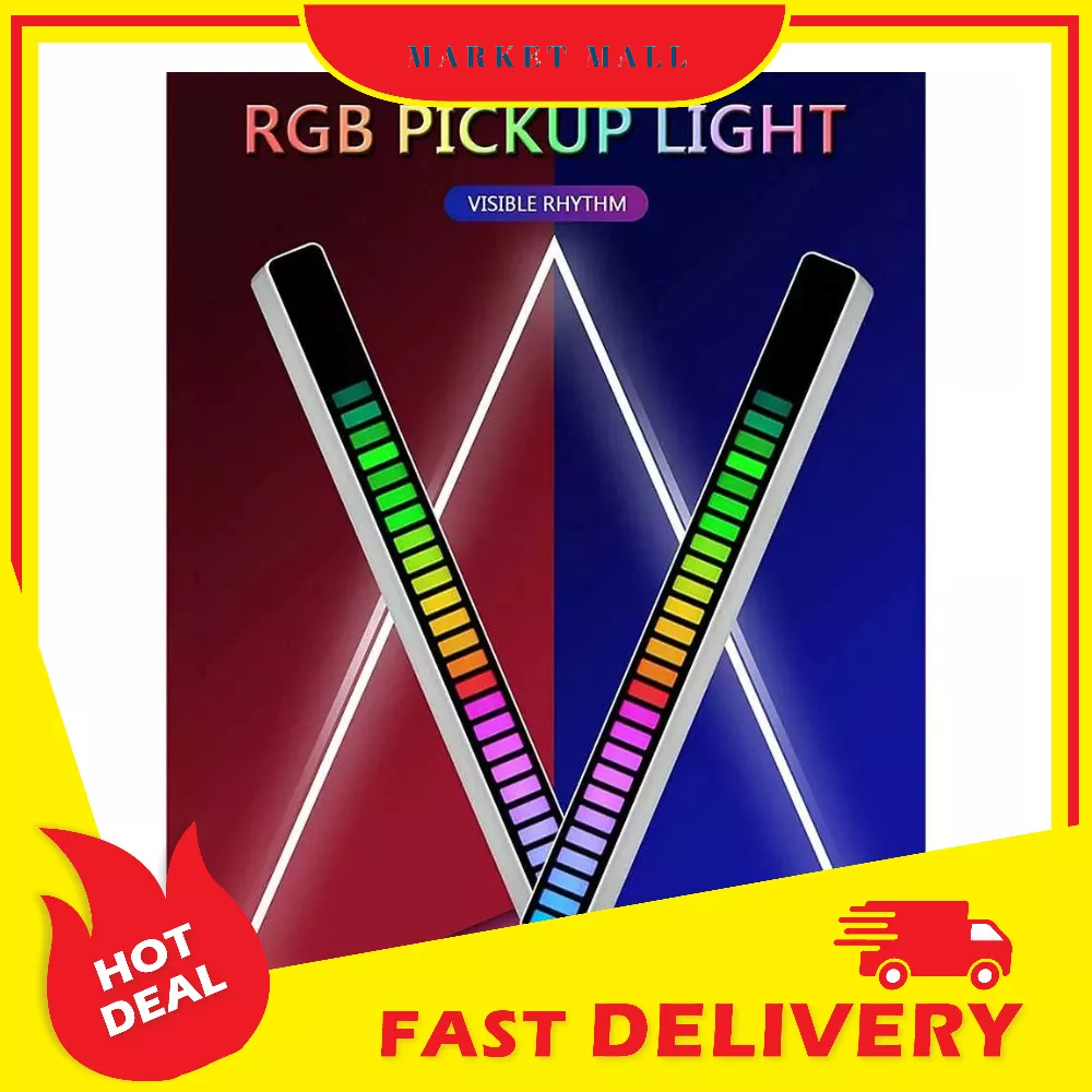 Lampu Hias LED RGB Komputer Desktop Mobil Bluetooth Aplikasi Smartphone Bar Strip Music Sound Control Light Rechargeable FUNY - 7CLL3ASV