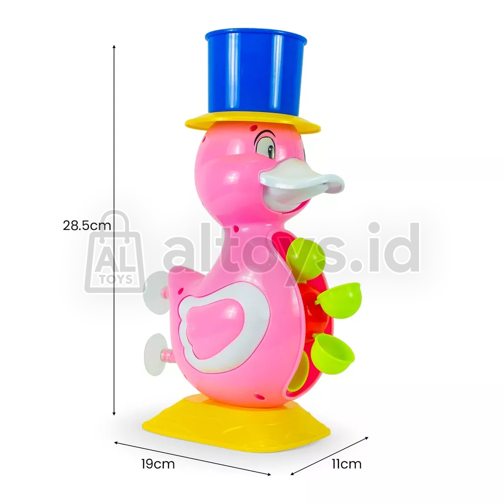 Mainan Edukasi Kincir Air Bebek + Cetakan Pasir Pantai Set Jala YP35