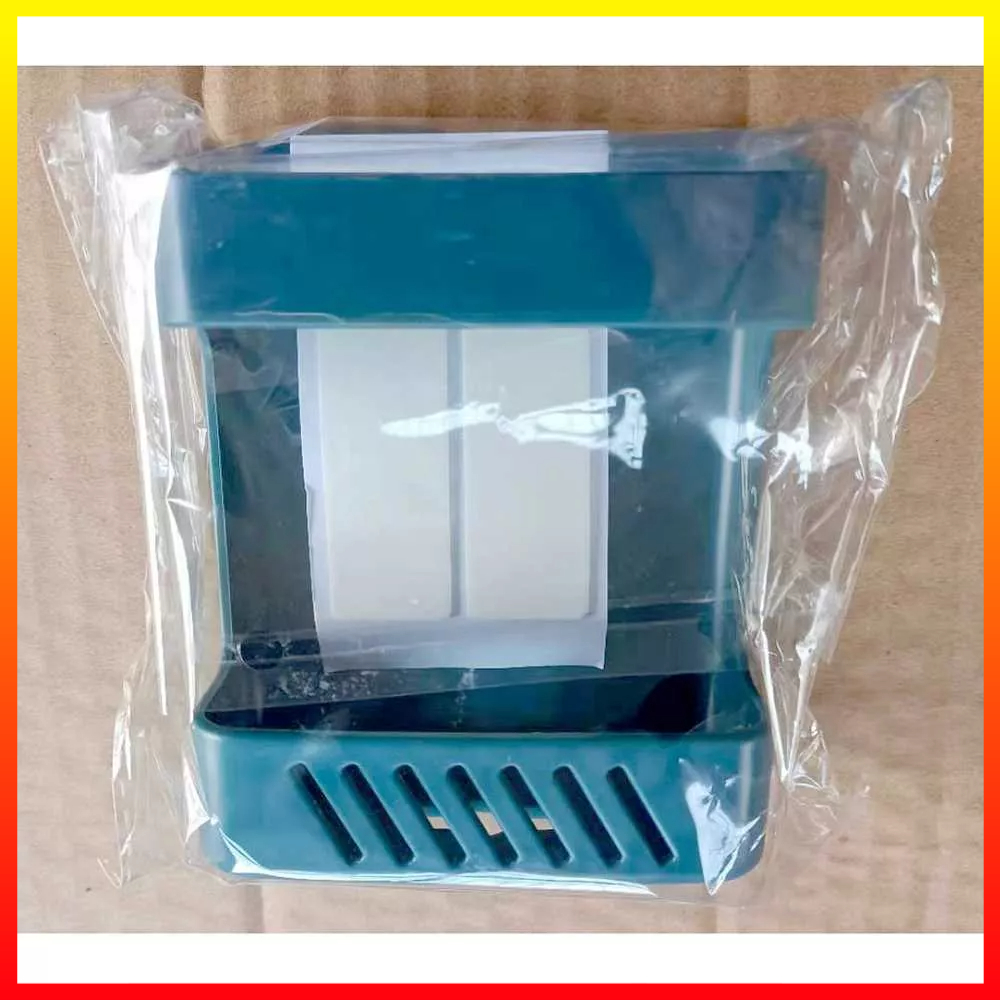 Kotak Penyimpanan Remot AC Holder Posel Rak Gantung Mini Multifungsi Organizer Storage Box Lem Perekat Kuat - 7RHZO2RE