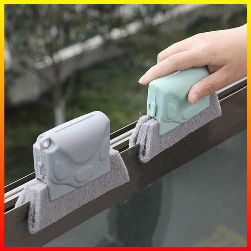 Sikat Kecil Pembersih Alur Penyapu Jendela Selahan Kaca Window Cleaning Cloth - 7CHA0WGY