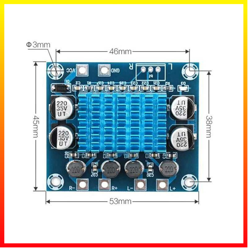 Speaker Digital Bluetooth Amplifier Board 30W x 2 TPA3110 - 7RSK7ZBL