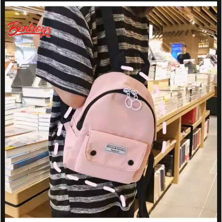 Kamina - Tas Ransel Mini Wanita - Ransel Korea Style Fashion Mihua-2