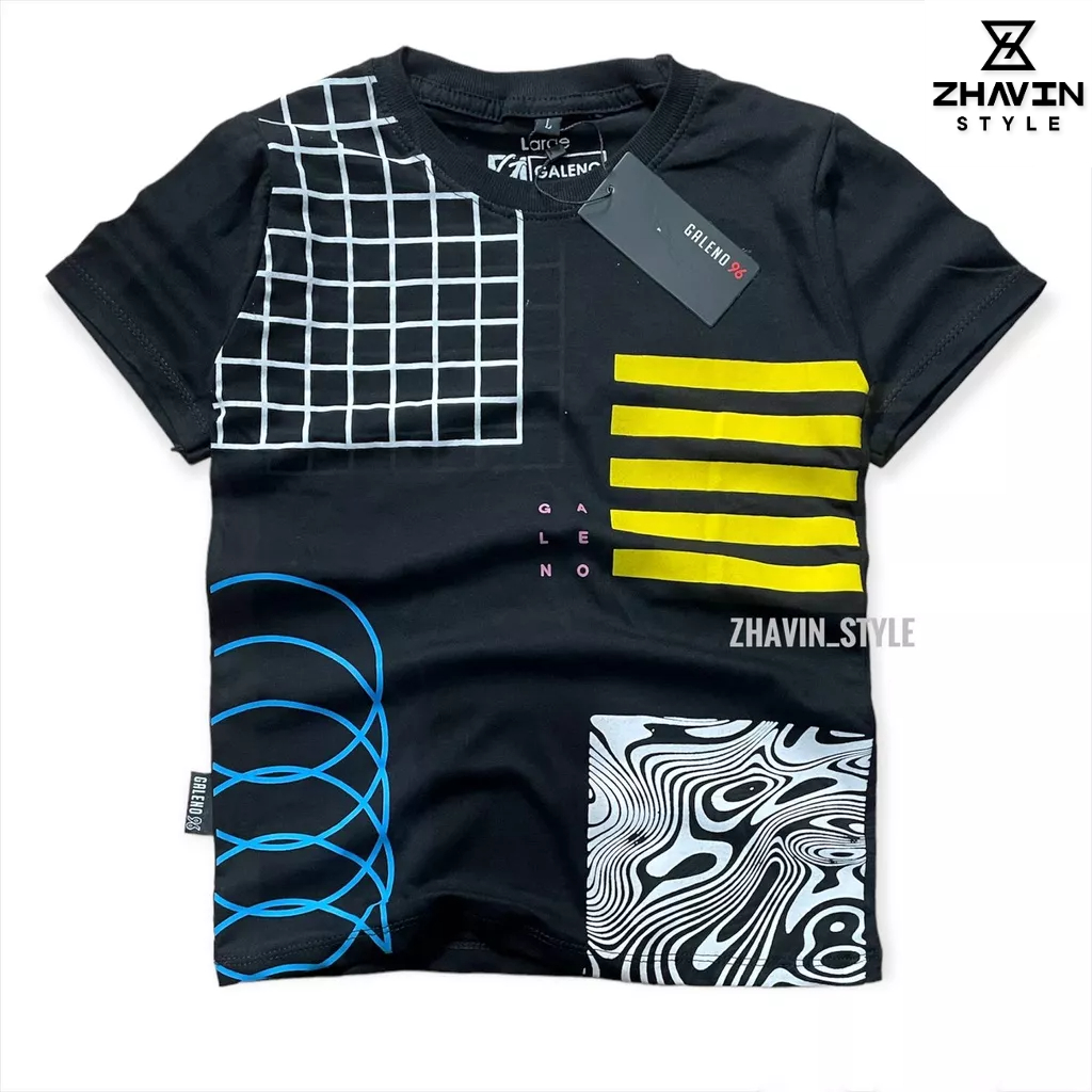 ZHAVIN BAJU KAOS DISTRO ANAK PREMIUM USIA 1-12 TAHUN COMBED 30S