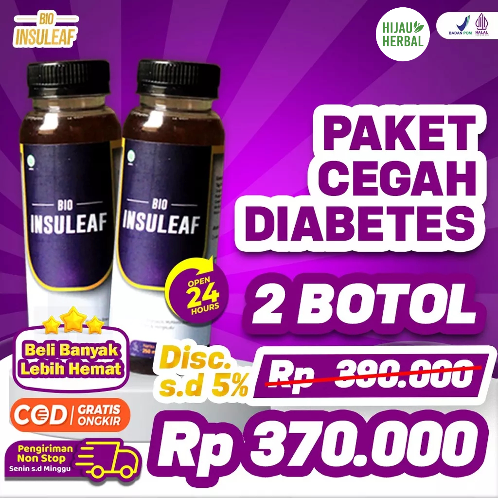 Paket 3 Bio Insuleaf - Solusi Kencing Manis Gula Darah Tinggi Diabetes Melitus Cegah Gagal Ginjal Kurangi kadar Glukosa Atasi Kolesterol Kerusakan Jantung Hati Ekstak Mengkudu Brotowali  Mahkota Dewa Kunyit Obat Jamu Tropicana Omepross Fishqua Kacamata