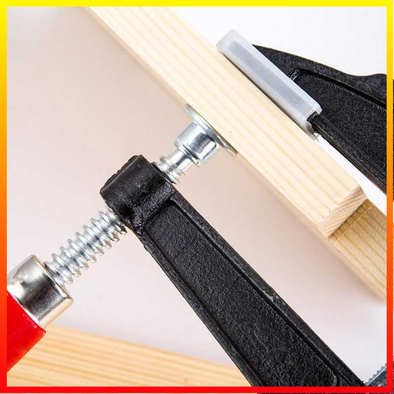 Alat Pertukangan Klem Jepit F Clamp Papan Kayu Heavy Duty Woodworking Aluminum Alloy + Rubber Handle - 2DCS01XX