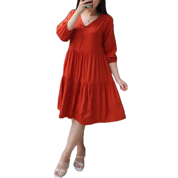 Dres bumil jumbo murah dress anak muda kekinian daster ibu hamil dress busui dress jumbo daster jumb