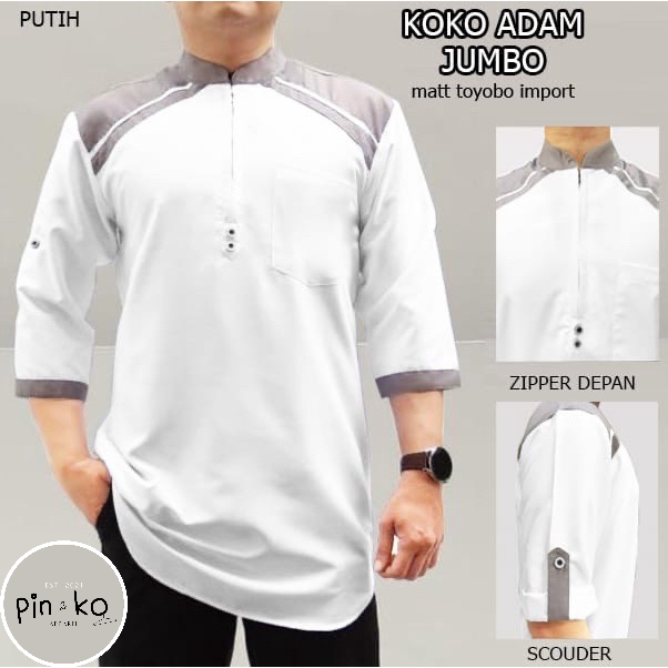 PIK - Koko Kurta Adam M, L, XL, XXL/ Koko Pria/ Baju Muslim Pria/ Model Terbaru 2023