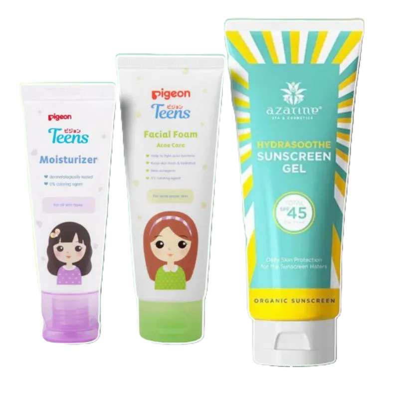 Skincare Pemutih Wajah Bpom Sepaket  Acne treatment Pigeon Teen Komplit
