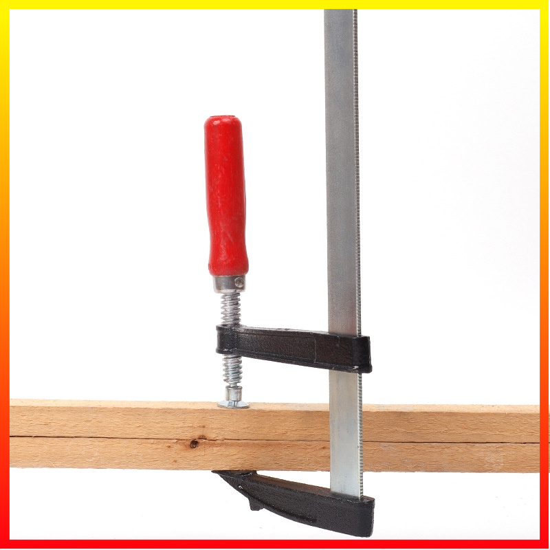 Alat Pertukangan Klem Jepit F Clamp Papan Kayu Heavy Duty Woodworking Aluminum Alloy + Rubber Handle - 2DCS01XX