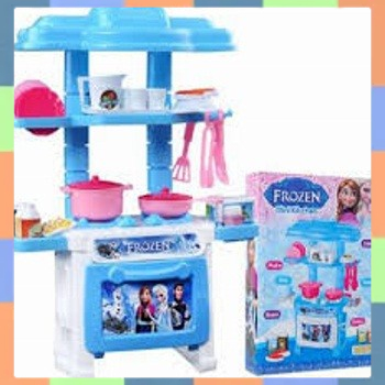 Mainan Kitchen Play Set Frozen Mainan Masak Masakan Dapur Anak