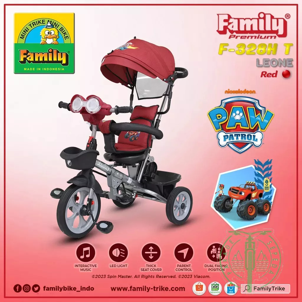 Sepeda Anak Baby Stroller Kereta Dorong Family 329 Ht & 328 HT