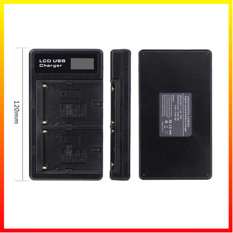 Charger Baterai Kamera 2 Slot for Nikon Indikator LCD Z50 JHTC - 7CAD02BK