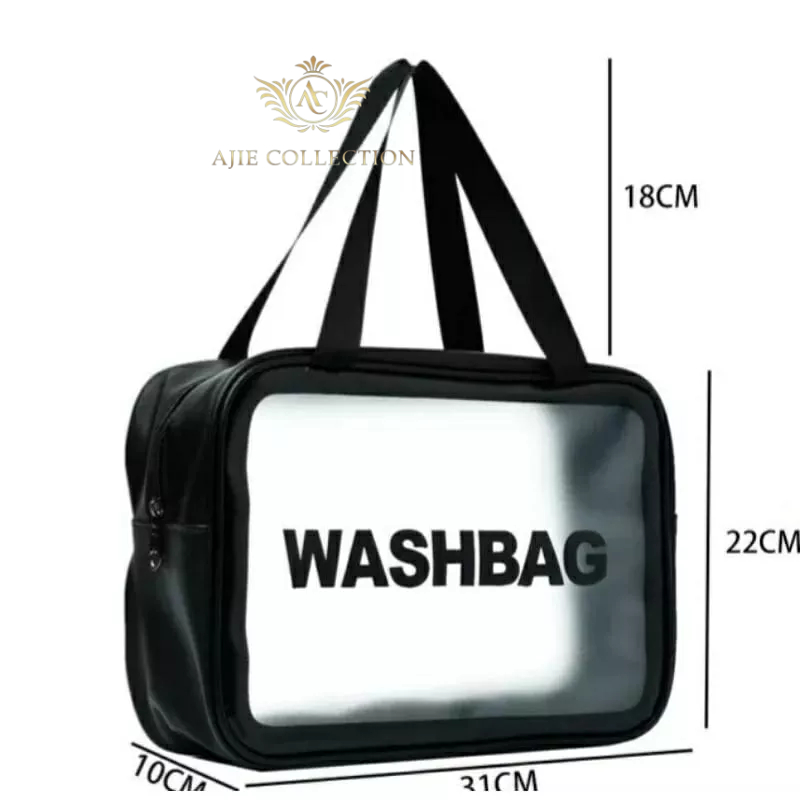 Washbag Tas Kosmetik Waterproof Anti Air - Travel Bag - Tas Kosmetik - Pouch kosmetik - Washbag - Tas Peralatan mandi