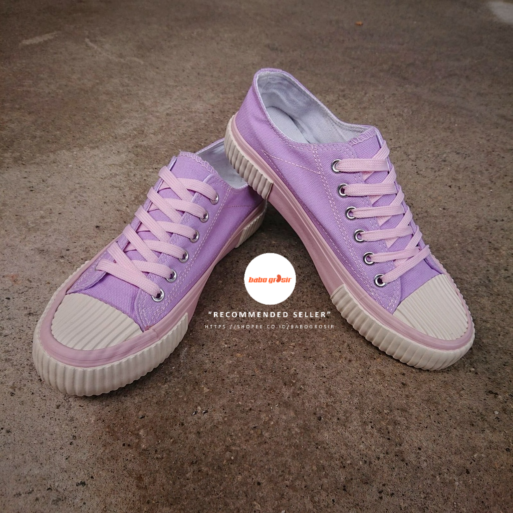PROMO Sepatu Import Fashion Mutuoni Purple Original, Sepatu Sneakers Harga Murah, TOP Quality (Free Box)
