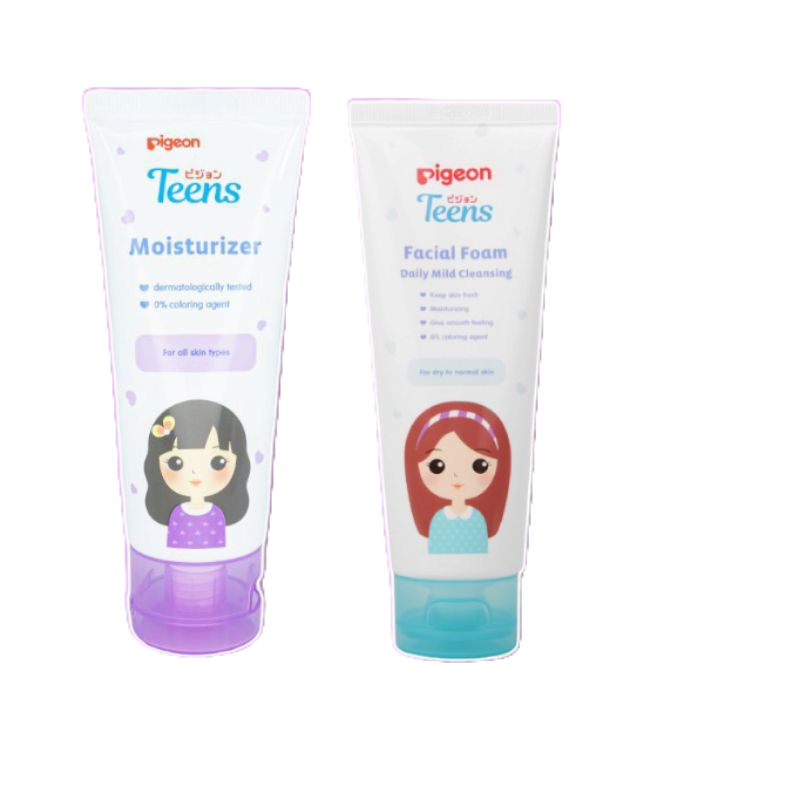 Skincare Anak Pigeon Teens Paket Sabun Muka Bundle