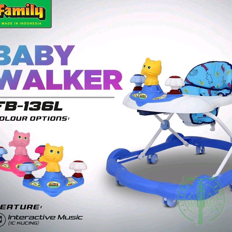Baby Walker Apollo Alat Bantu Jalan Bayi Family 136 L