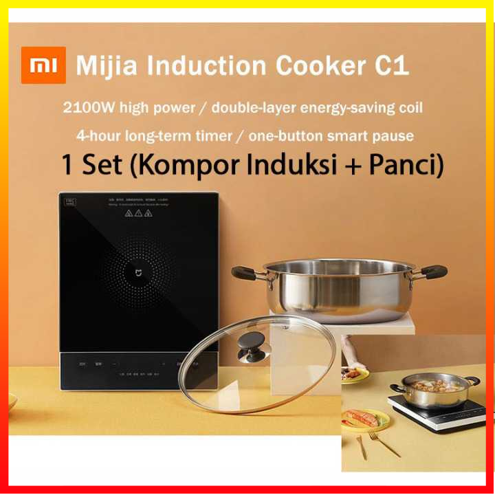 Kompor Induksi with Panci Proteksi Dan Sensor Temperature Induction Cooker Xiaomi Mijia C1 - XOHZ4NBK