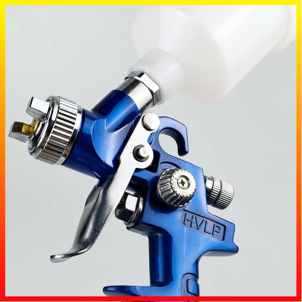 Pistol Cat Semprot Minyak Pelapis Mobil Furniture Perabot Professional Spray Gun Nozzle HVLP Airbrush Cup 100 ml Cat Mobil Motor Taffware - 4SHZ01BL