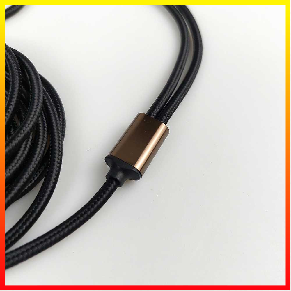 Kabel Konversi Audio AUX 3.5 mm ke RCA Plug Proteksi Stereo Laptop PC Tablet Smartphone 1 Meter Vention - VWCL0EBK