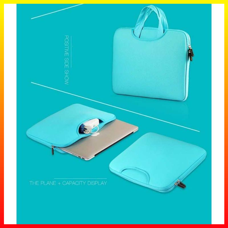 Sarung Cover Tas Laptop Multifungsi Fashion Santai Bisnis Sleeve Case Notebook Macbook Air Pro 13/15 Inch MOSISO - OMBG6MBK