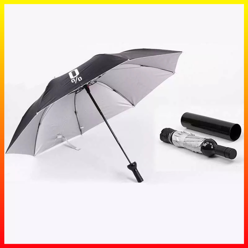 Payung Lipat Hadiah Unik dan Dekorasi Estetik Desain Botol Wine Folding Umbrella Anti UV Deco - OMHAQ8BK