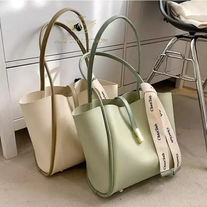 Tote Bag Wanita THITANIA ( Tanpa twilly/syal/pita) - Tas Wanita Korea - Tote Bag korea - Tas Bahu Wanita - Tas wanita -  Fashion Korea