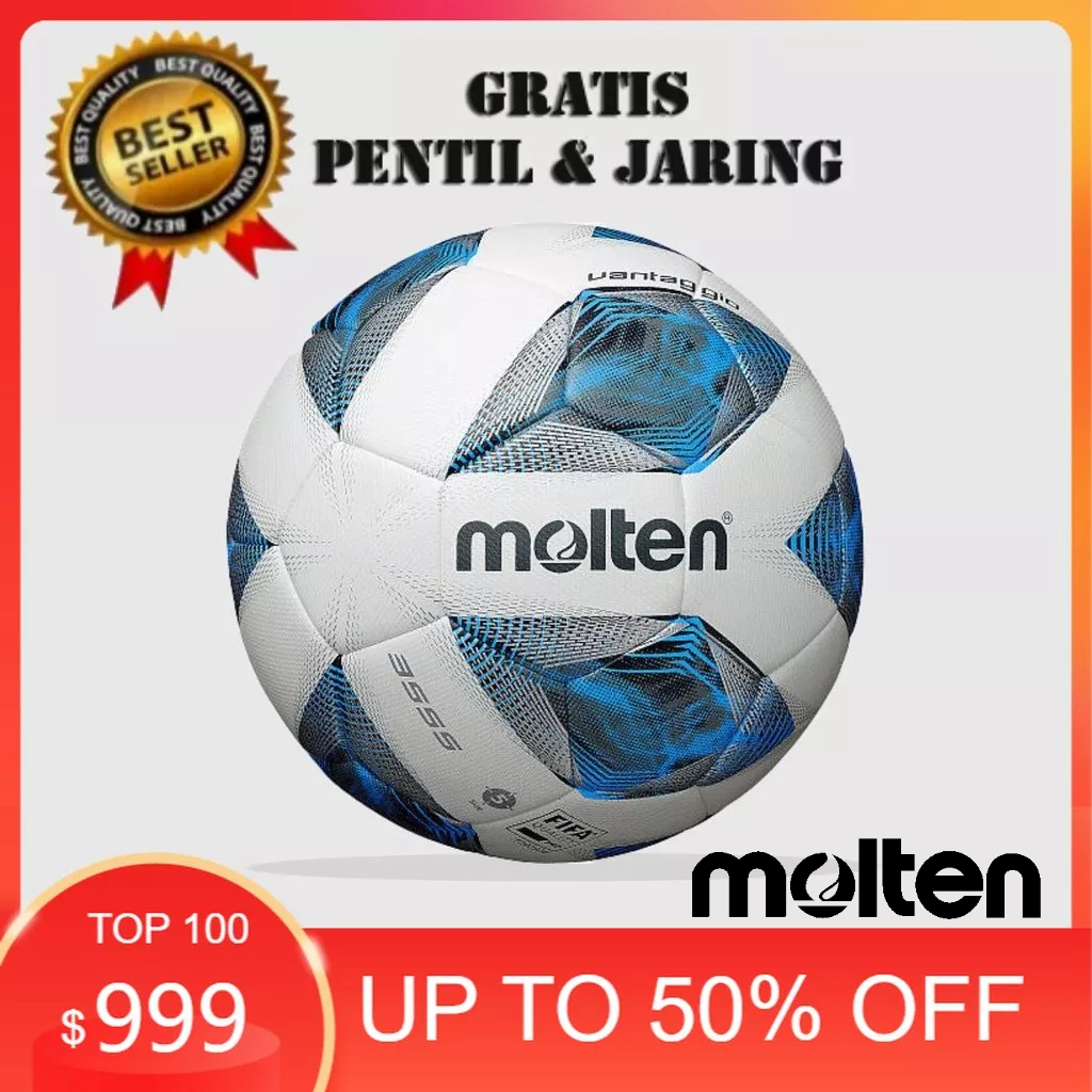 MOLTEN bola futsal molten VANTAGGIO 1500 ORIGINAL bola futsal size 4 molten (Press)