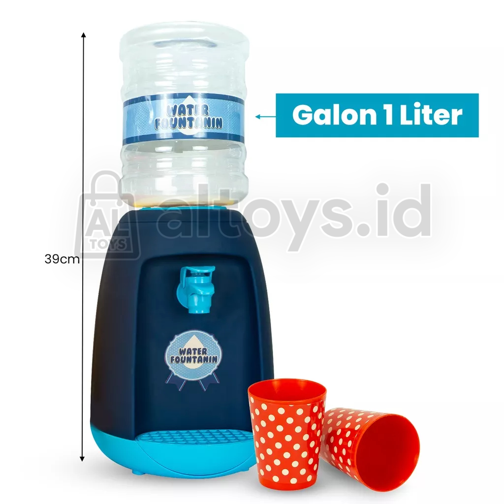 MAINAN MINUM SET GELAS GALON DISPENSER JUMBO / MAINAN ANAK PEREMPUAN GALON DISPENSER SET