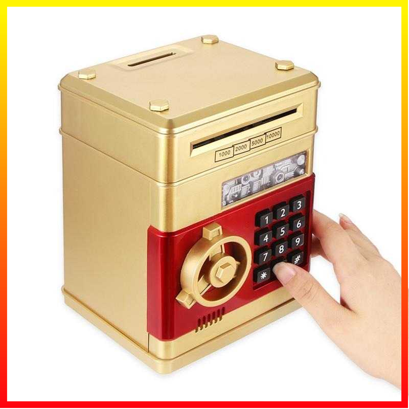 Celengan Edukasi Anak Baterai AA Electronic Bank Safe Box Money Model Brankas TARA - 7RTHN8GD