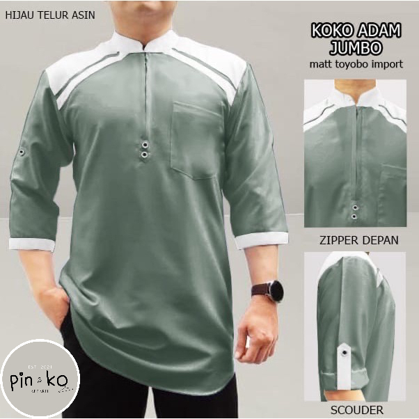 PIK - Koko Kurta Adam M, L, XL, XXL/ Koko Pria/ Baju Muslim Pria/ Model Terbaru 2023