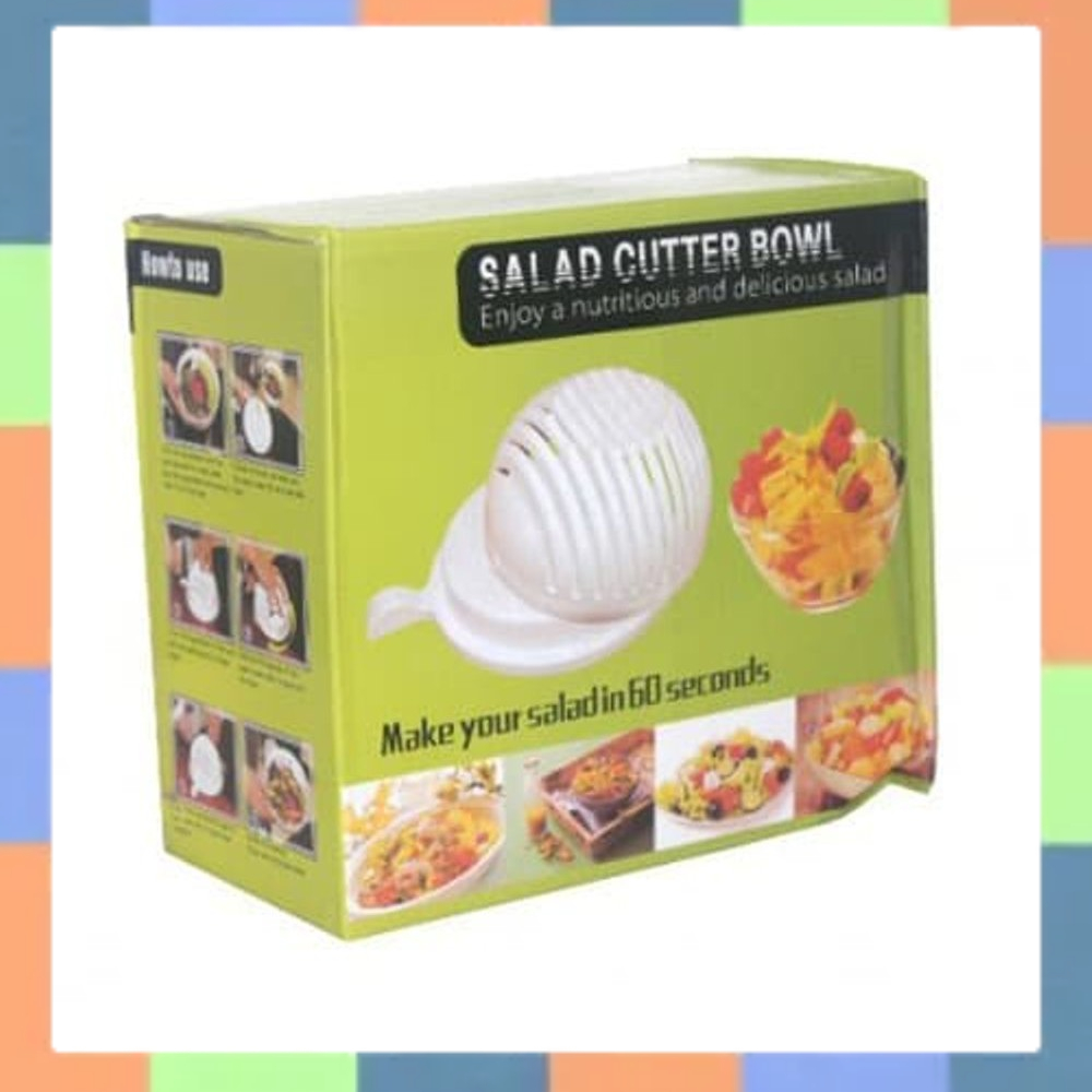 Salad Cutter Bowl - Mangkuk Alat Pemotong Sayuran Pembuat Salad